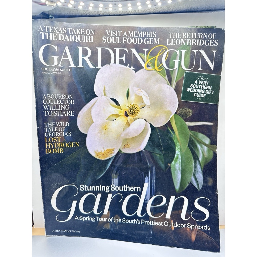 Garden and Gun Mag Lot 2 2018 Southern Liv Home/Garden Issues Junk Journal